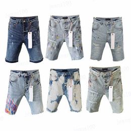 purple jeans shorts designer jeans men women streetwear denim shorts fashion short pants mans multicolor trousers mens purples jeans short clothing big size 29-40