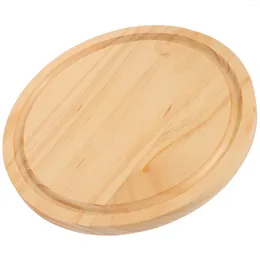 Decorative Figurines Fruit Cutting Board Cake Serving Plate Tray Dessert Wood Storage For Countertop Pine Food Chopping Cheese