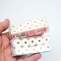 New 1/12 Scale Dollhouse Miniature Toilet Paper Tissue Roll Model Toys For Doll Accessories