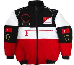 20PCS New F1 Formula One racing jacket autumn and winter full embroidered logo cotton clothing spot sales