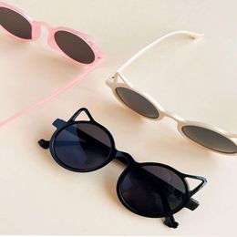 New Girls Cute Cat Ears Outdoor Sun Children Fashion Vintage Classic Sunglasses Protection Kids 78e7d