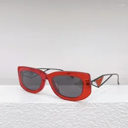 Sunglasses Holiday Ladies All-match Big Frame Square Acetate Sun Glasses 14YS Oversized Good Quality