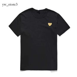 commes des garcon T shirt Fashion Luxury Play Mens t Shirt Designer Red Commes Heart Women Garcons Badge Des Quanlity Ts Cotton Cdg Embroidery Short Sleeve 53fc