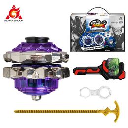 Other Toys Infinity Nado 3 Original Crack Series 2-in-1 Split Transformation Metal Gyroscope Battle Rotating Top with Emitter Anime Childrens Toy Gifts s5178