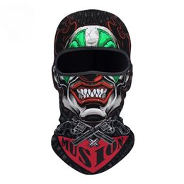 3D Balaclava Ski Mask Motorcycle Full Face Mask Outdoor Tactical Hood Headwear Ghosts Skull Mask Men Women for Halloween 240517