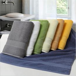 Towel Soft Bath Towels Solid Color Absorbent Quick Dry Shower Lightweight For Bathroom Beach Travel