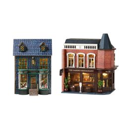 DIY Miniature House Kits 3D Wooden Puzzle for Children Valentines Gift 240516