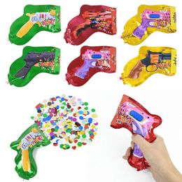 Party Decoration 5/10pcs Inflatable Balloon Fireworks Gun Toy Confetti Firework Foil Kids Toys For Birthday Wedding Supplies