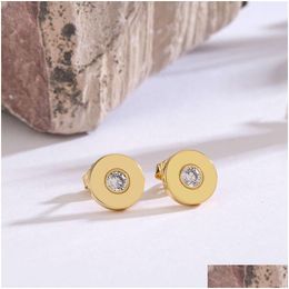 Stud Jewellery Ly Earrings T Ear Studs Boutique Valentines Day Gift Circar Design Sense Temperament Simple And Drop Delivery Otmih