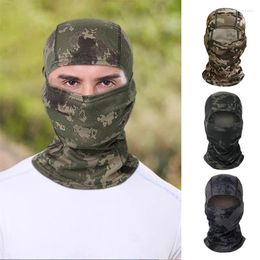 Cycling Caps Face Mask Camouflage Full Outdoor Sun Protection Camo Mesh Quick Dry CP Hunting Army Neck Cover