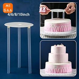 Bakeware Tools Dessert Stand Easy To Clean Multi-layer Plastic Baking Supplies Cake Food Grade Reusable 4/6/8/10 Inch