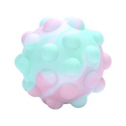 10PCS Decompression Toy Ball Push Bubble Antistress Decompression Toys Squeeze 3D Elastic Ball Stress Relief Sensory Toy For Kids Gift