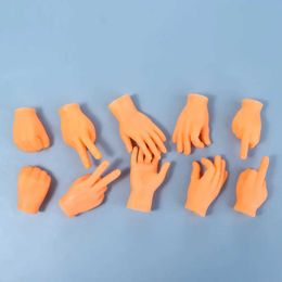 Other Toys 2 fun mini puppet figurines creative little finger violin toys little hand adult childrens novel toys Halloween gifts s5178