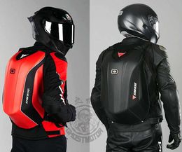 Top shoulder travel bag Dennis OGIO mach motorcycle riding backpack waterproof double hard shell hood