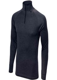 Mens Merino Wool Base Layer Top 14 Zip Merino Wool Long Sleeve Thermal Shirt Top Odour Resistance Breathable Quick Dry Size H12231329471