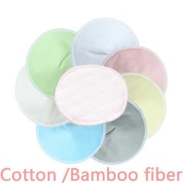Breast Pads 2 styles 4 pairs of reusable breast pads 3 layers of washable and soft maternal breast feeding pads bamboo Fibre bra accessories d240516