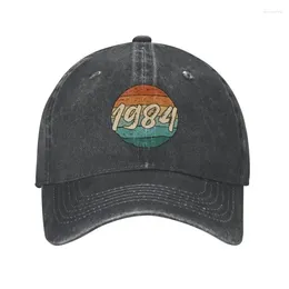 Ball Caps Custom Cotton Made In 1984 Birthday Baseball Cap Outdoor Men Women's Adjustable Dad Hat Summer