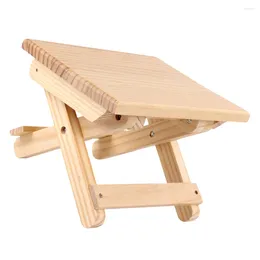 Camp Furniture Folding Stool Camping Chair Fishing Chairs Wooden Foldable Taboret Portable For Outside Home Minimalist Small Wood