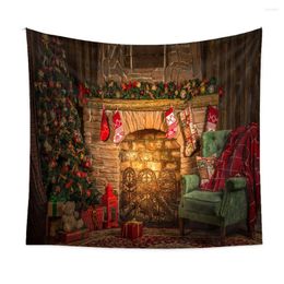 Tapestries 73X95CM Christmas Tree Tapestry Living Bed Room Decoration Wall Hanging Ins Cross-border Home Bohemian