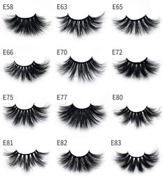 25 mm thick mink lashes 3d mink eyelashes Cruelty Soft real 25mm lashes mink hair false eyelashes extension lashes strips6006621