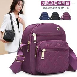 Shoulder Bags Women Tote Bag Oxford Waterproof Messenger Casual Crossbody Adjustable Strap For Weekend Vacation