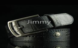 2019 New Fashion Belts Men Hip Hop Style Antique Pin Buckle Belt PU Casual Tactical Belt Fashion Black White Colours Men Belts4313917