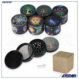 Herb grinder Zinc alloy Four-layer Herbs Crusher Tobacco Cans Tobacco Box Tobacco Smoking Set Grinder free shipping