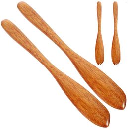 Baking Tools Wooden Butter Knives Cheese Spreader Jam Cake Kitchen Tool Gadgets