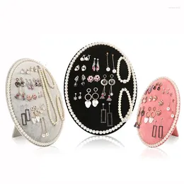 Jewellery Pouches Carpet Velvet Earrings Display Stand Elegant Accessories Exhibition Board