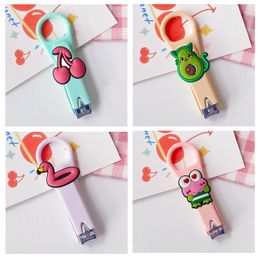 Nail Polish Cute Animals Cartoon Clippers Stainless Steel For Child Fingernail Women Kids Clipper Student Drop Delivery Ot4Qs