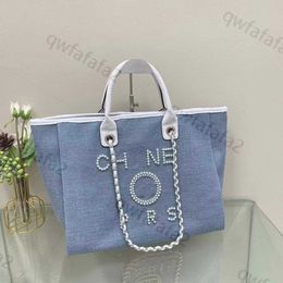 Fashion Tote Bag Designer Bag Luxury Bag Tote Bag Letter Women's Fashion Canvas Bag Tote Bag Brand Ch Pearl Designer Handbag Women's Shopping crossbody bag BXKH