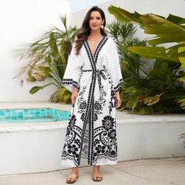 Swimming Dress For Woman Beach Outing Bikini Tunic Women Cover Ups Pareo Summer Outlet Cardigan Kimono Sunscreen Clothing Large