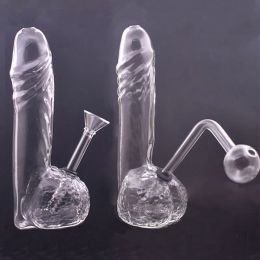 Wholesale Glass oil burner dab rig bongs Lifelike Female Adult Joint Water tobacco hookah with downstem smoking bowl ZZ