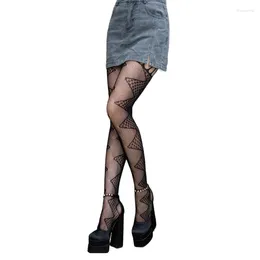 Women Socks Woman Lace Suspender Stockings Thigh High Pantyhose Fishnet Tights