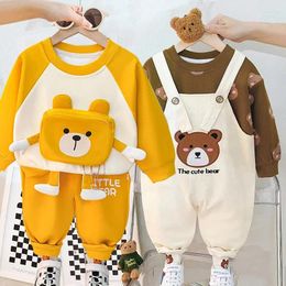 Clothing Sets Boy Spring Outfits Girls Set Infantil Born Kids Clothes Baby Boys Costume Letter Tracksuit Tops Pants 2PCS Children's