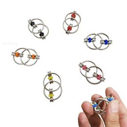 10PCS Decompression Toy Puzzle Chain Fidget Toy Autism ADHD Anti Stress Adult Man Children Key Ring Sensory Toys Hand Spinner Fidget Bearing Toy