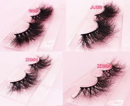 Whole lashes 25mm long mink eyelashes 25mm mink lashes vendor 3d false Eyelashes Natural 3D Mink Lashes Wispy Eyelashes privat9580657