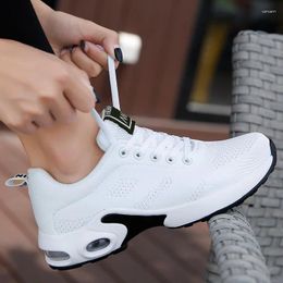 Casual Shoes Women Air Cushion Sneakers Tennis Lightweight Athletic Non-Slip Breathable Walking Gym Sport 1727 V