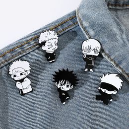 Japanese Jujutsu Kaisen cool kids enamel pin Cute Anime Movies Games Hard Enamel Pins Collect Metal Cartoon Brooch Backpack Hat Bag Collar Lapel Badges