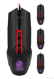 N Backlit Mechanical Macros Define Wired Gaming Mouse 3200DPI 9 Key USB Left Right Hand Dualuse Mouse for PC6912449