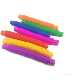 Stretch Telescopic Bellows Sensory Stress Relief Vent Toys Anxiety Relief Corrugated Extension Tube Toys T2I517277264959