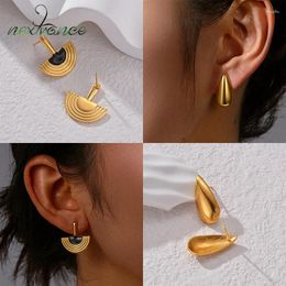 Stud Earrings Nextvance Gold Colour Water Drop Style Stainless Steel For Women Girl Mother's Day Jewellery Accessories Gifts