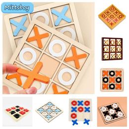 Other Toys Baby Montessori wooden chess games educational toys interactive puzzles brain training early learning childrens gifts