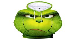 Anime Grinch men039s Hoodie fashion home 3D Hoodie green xxs4xl6597106