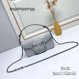 Cowhide Trendy Small Purse Bag High Style Lady Women Event 2024 Summer Bags New Rock Quality Stud Version Embroidered Vo Shoulder Vallenteno Square 6AN2