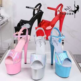 Summer 351 Women Sexy Sandals 20cm/8inchs Pole Dance Shoes Super High Nightclub Platform Stiletto Striptease Fetish Heels 230807 ss 723 d 6a0c