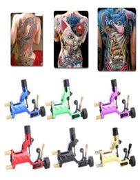 Dragonfly Rotary Tattoo Machine Shader Liner 7 Colours Assorted Tatoo Motor Gun Kits Supply For Artists5861556