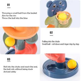 Other Toys Baby Toy Rolling Ball Pile Tower Preschool Education Toy Baby Rotating Track Education Baby Gift Stacking Toy S2452077