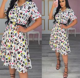 Elegant Printed KneeLength Dress Long Sleeve Women Designer Sexy Prom ALine Pleated Dresses Slim Party Office Summer Autumn Ladi7811422