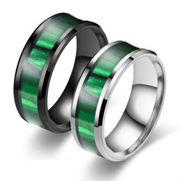 Stainless Steel Black Ring Designer Jewellery Rings Band Finger Mens Gift Charm Fashion Jewellery